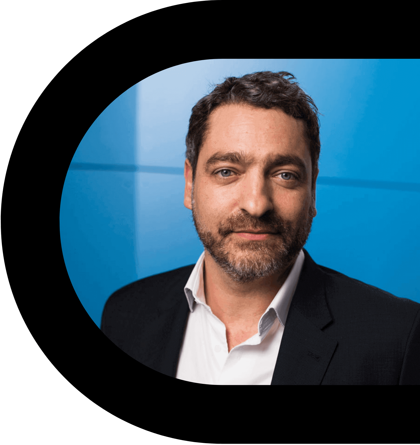 Laurent Levy in cutout glyph - careers